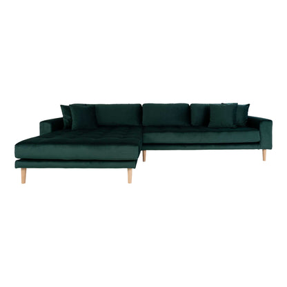 Barcelona hjørnesofa med chaiselong venstrevendt 290 x 76 cm