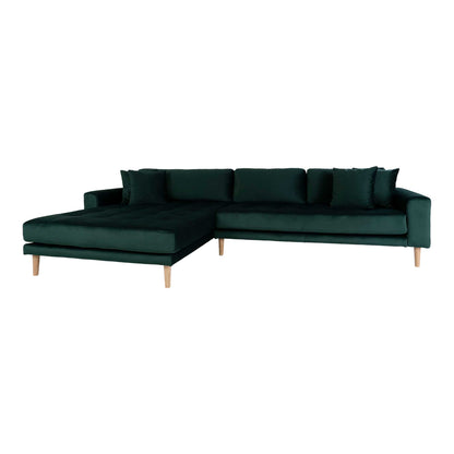 Barcelona hjørnesofa med chaiselong venstrevendt 290 x 76 cm