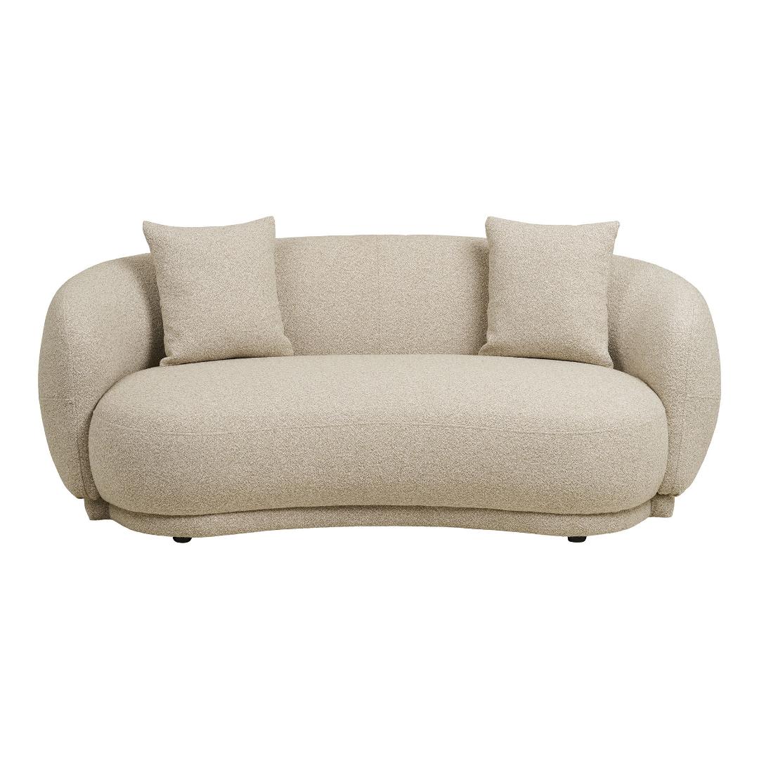 Alicante sofa 96 x 190 cm i sandfarvet