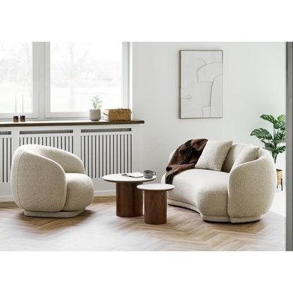 Alicante sofa 90 x 92 cm i sandfarvet