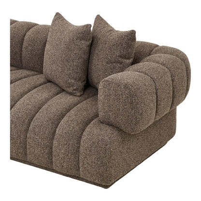 Verona sofa venstrevendt 160 x 293 cm i brun