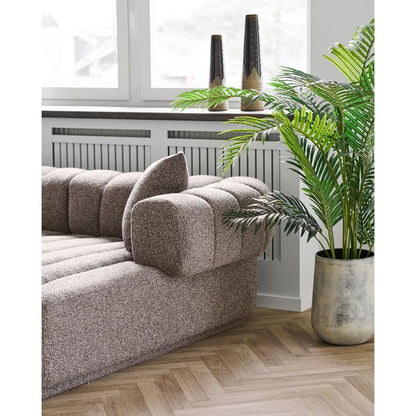 Verona sofa højrevendt 160 x 293 cm i brun