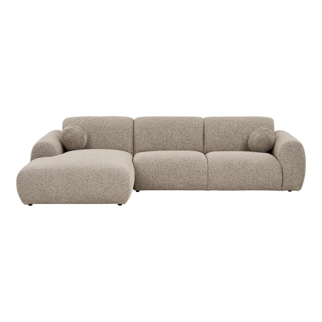 Saint-Tropez sofa venstrevendt 177 x 300 cm i grå