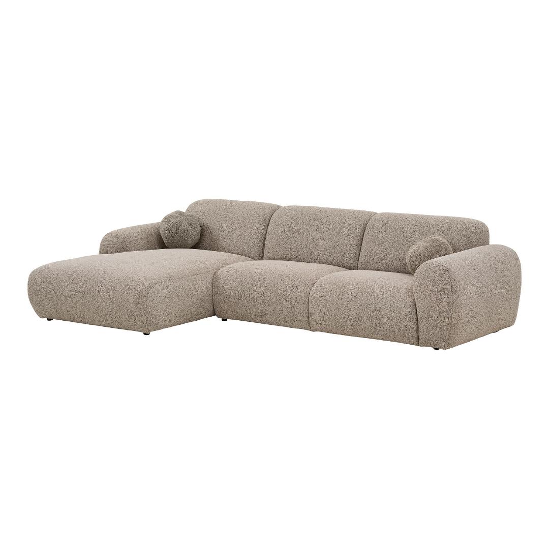 Saint-Tropez sofa venstrevendt 177 x 300 cm i grå