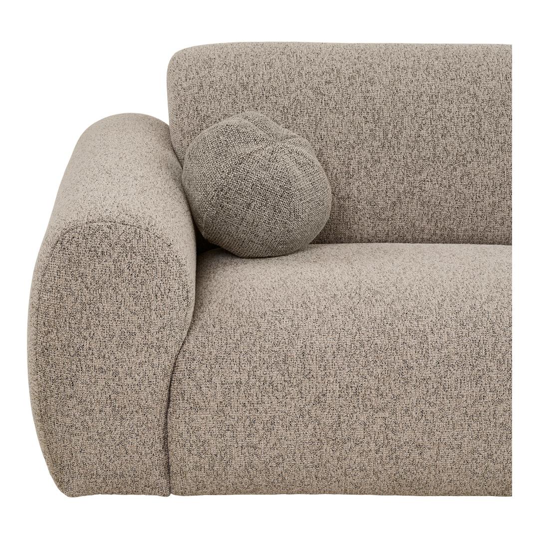 Saint-Tropez sofa højrevendt 177 x 300 cm i grå