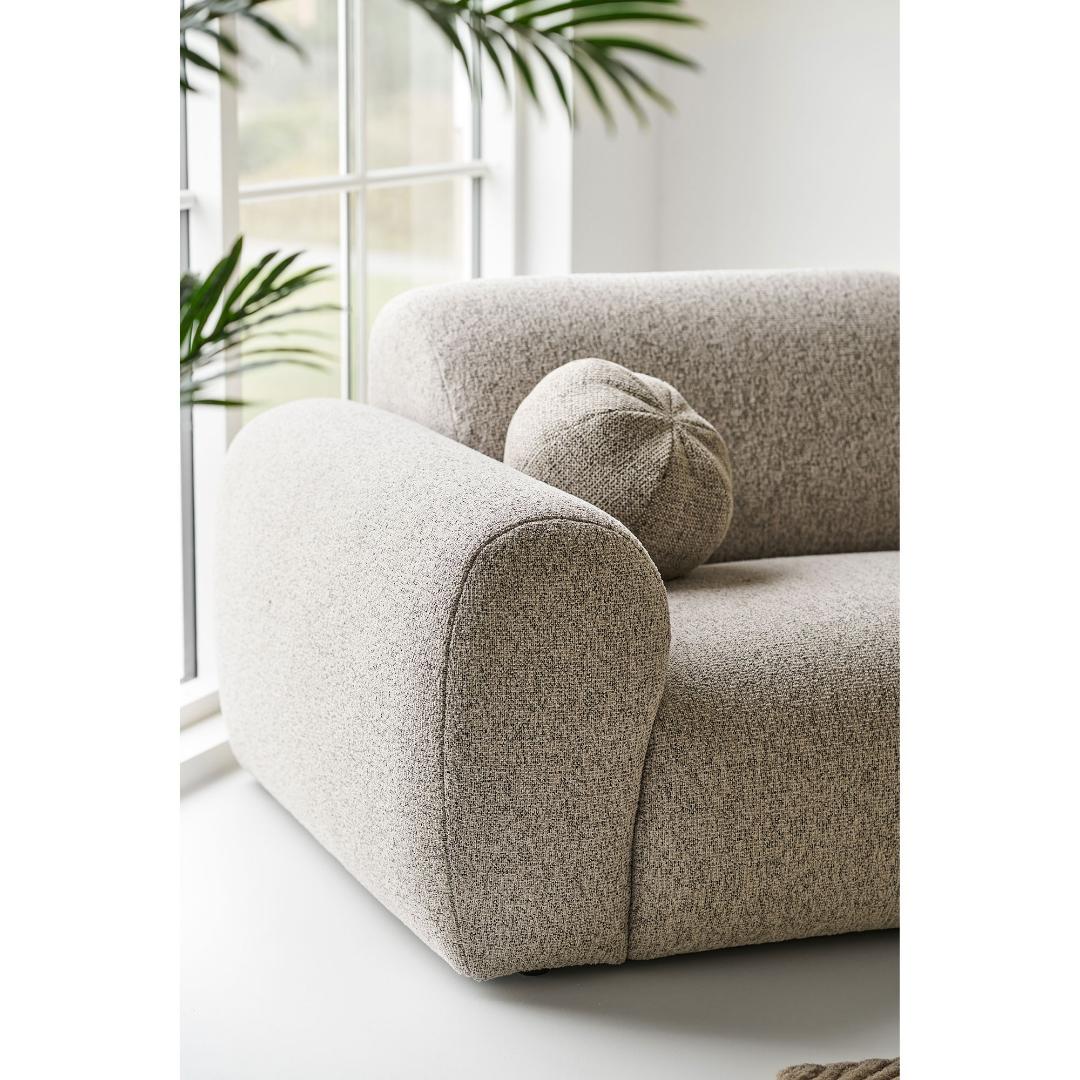 Saint-Tropez sofa højrevendt 177 x 300 cm i grå
