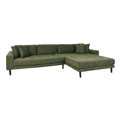 Barcelona hjørnesofa med chaiselong højrevendt 290 x 76 cm