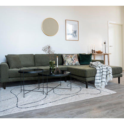 Barcelona hjørnesofa med chaiselong højrevendt 290 x 76 cm