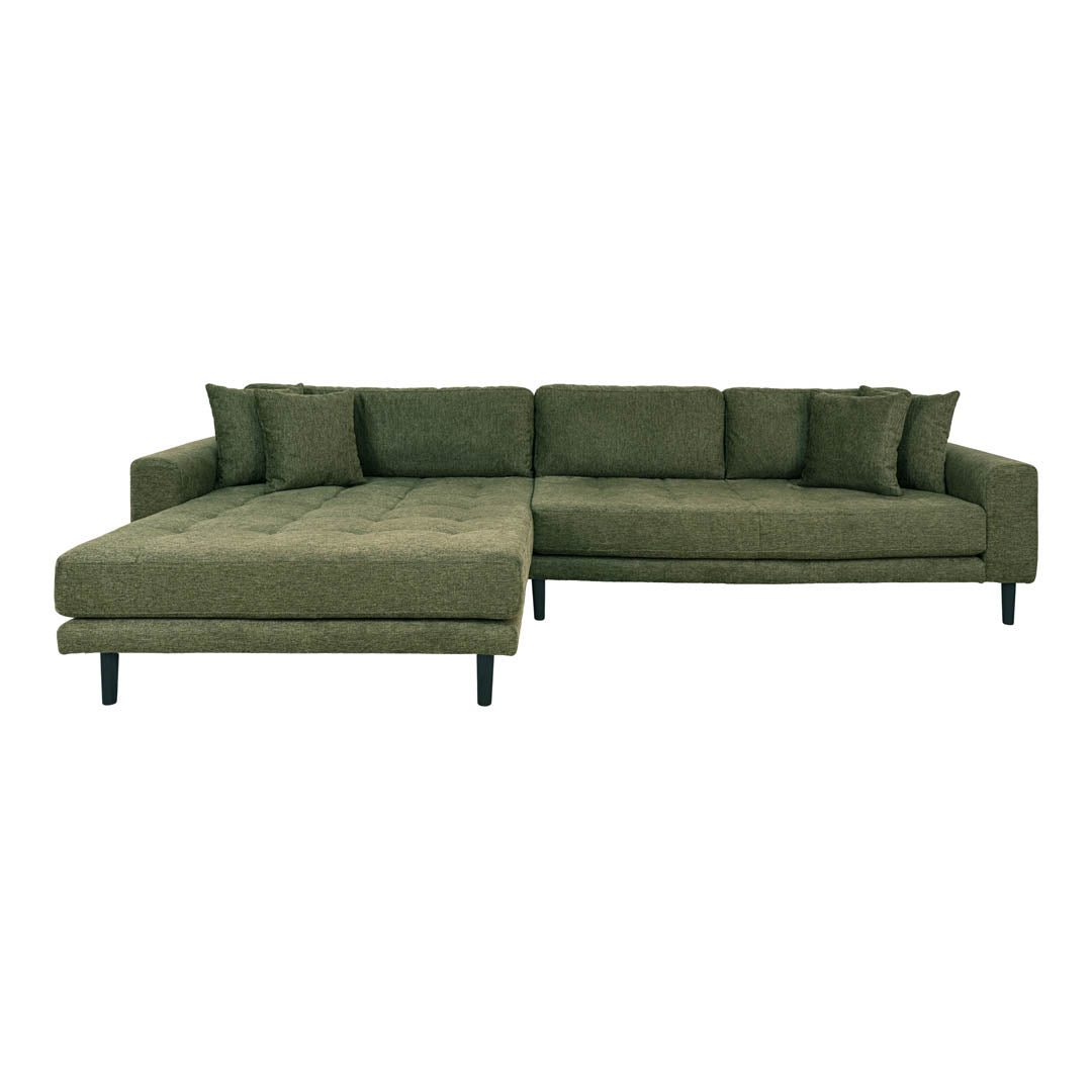Barcelona hjørnesofa med chaiselong venstrevendt 290 x 76 cm