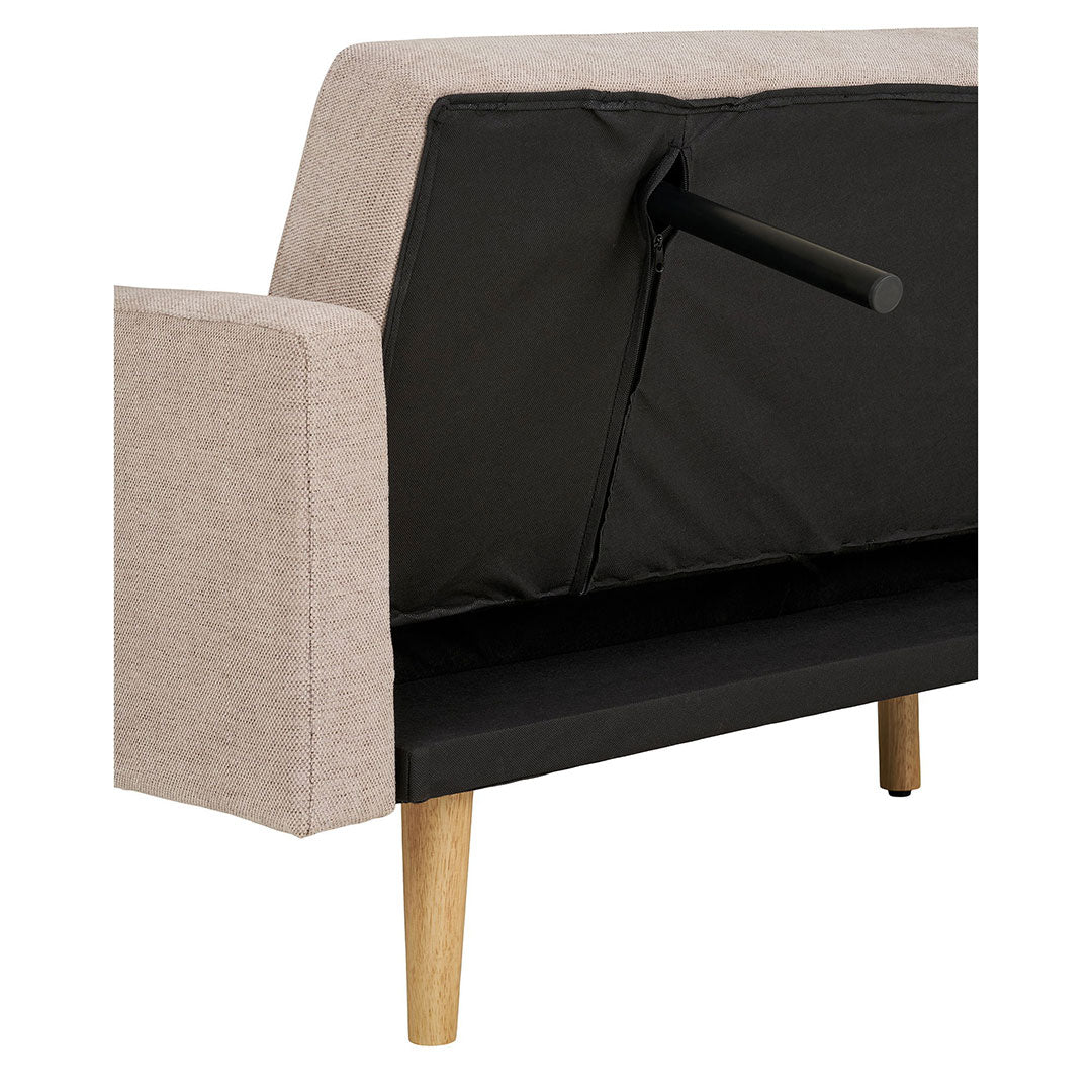 Cairo sovesofa 208 x 78 cm i sandfarvet