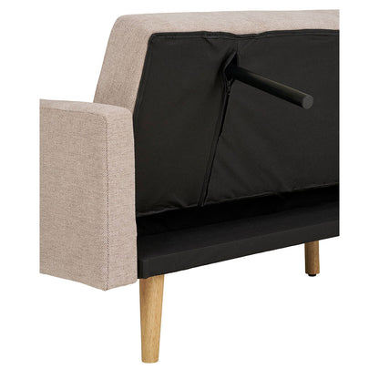 Cairo sovesofa 208 x 78 cm i sandfarvet