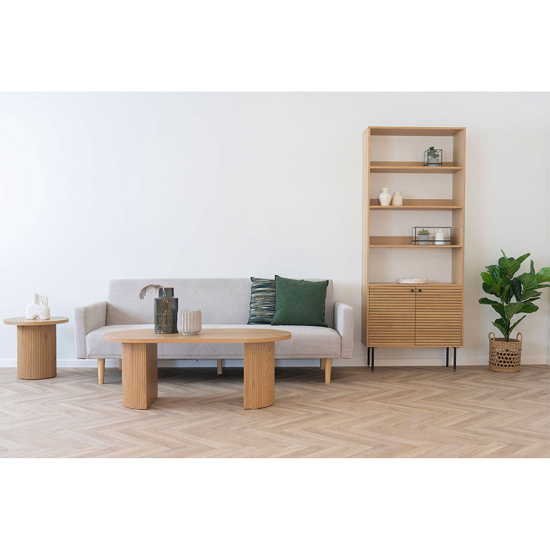 Cairo sovesofa 208 x 78 cm i sandfarvet