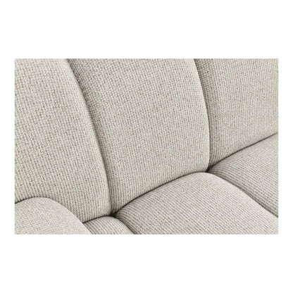 Zurich modulsofa højrevendt 175 x 190 cm i sandfarvet