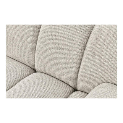 Zurich modulsofa venstrevendt 175 x 190 cm i sandfarvet