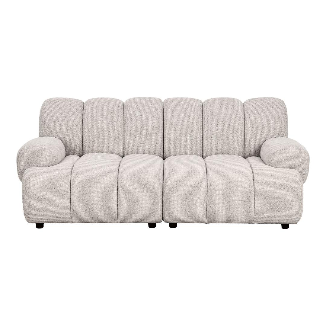 Zurich modulsofa 95 x 190 cm i sandfarvet
