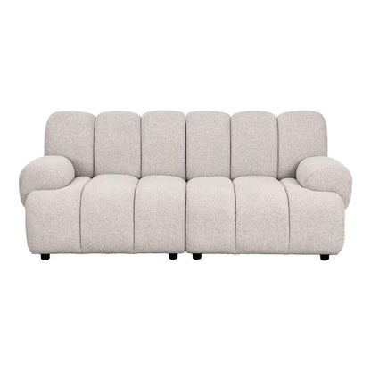 Zurich modulsofa 95 x 190 cm i sandfarvet