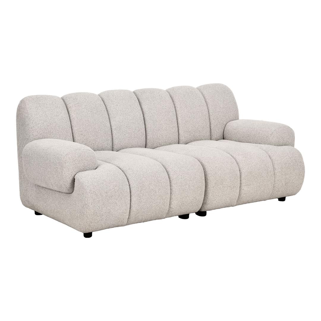 Zurich modulsofa 95 x 190 cm i sandfarvet