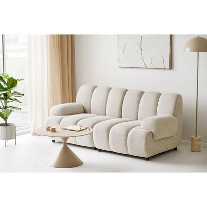 Zurich modulsofa 95 x 190 cm i sandfarvet