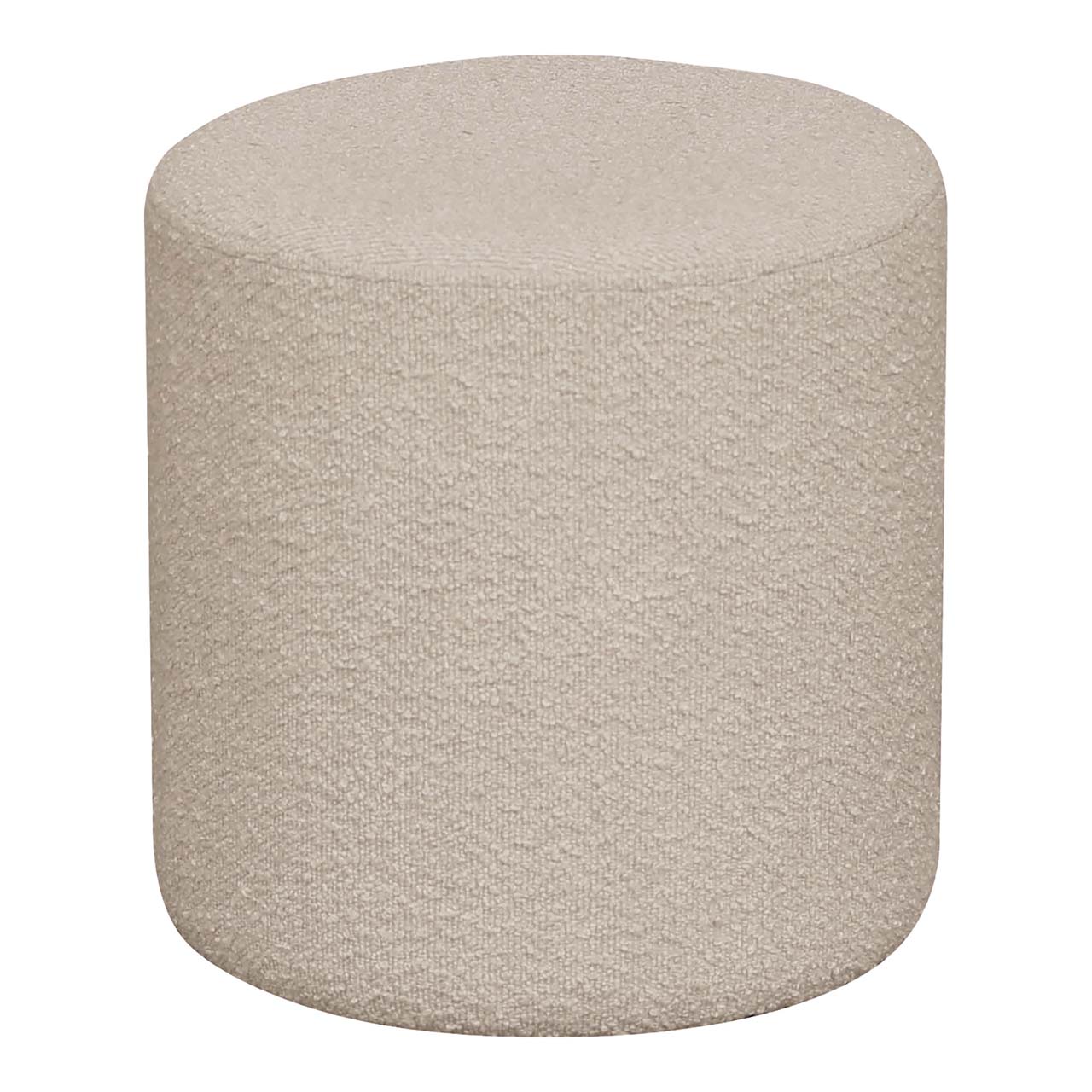 Denver puf Ø34 cm i beige