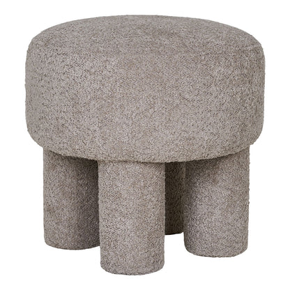 Bali puf 43 x 43 cm i lysegrå