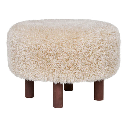 Beijing puf Ø50 cm i brun