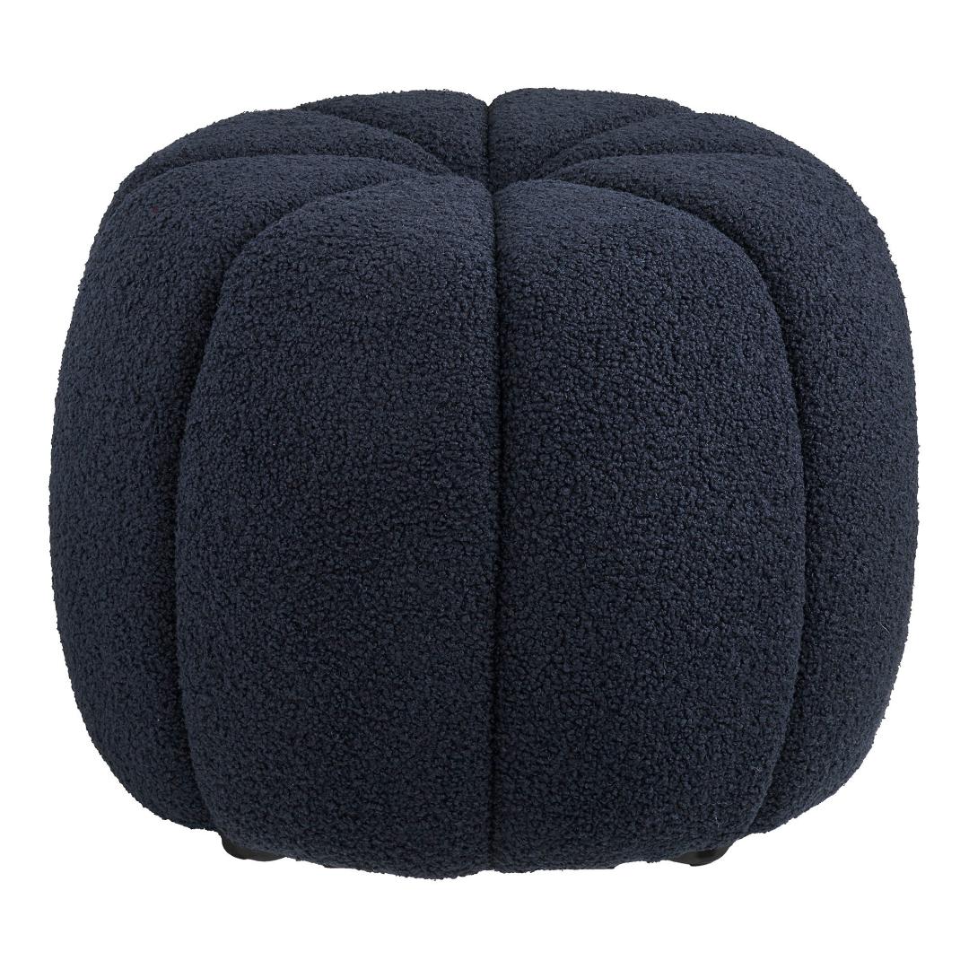 Hollywood puf Ø48 cm i blå