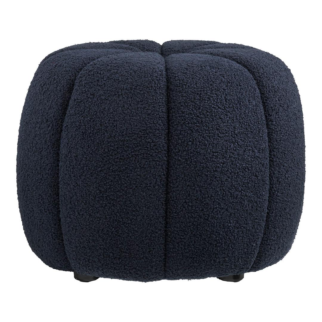 Hollywood puf Ø48 cm i blå