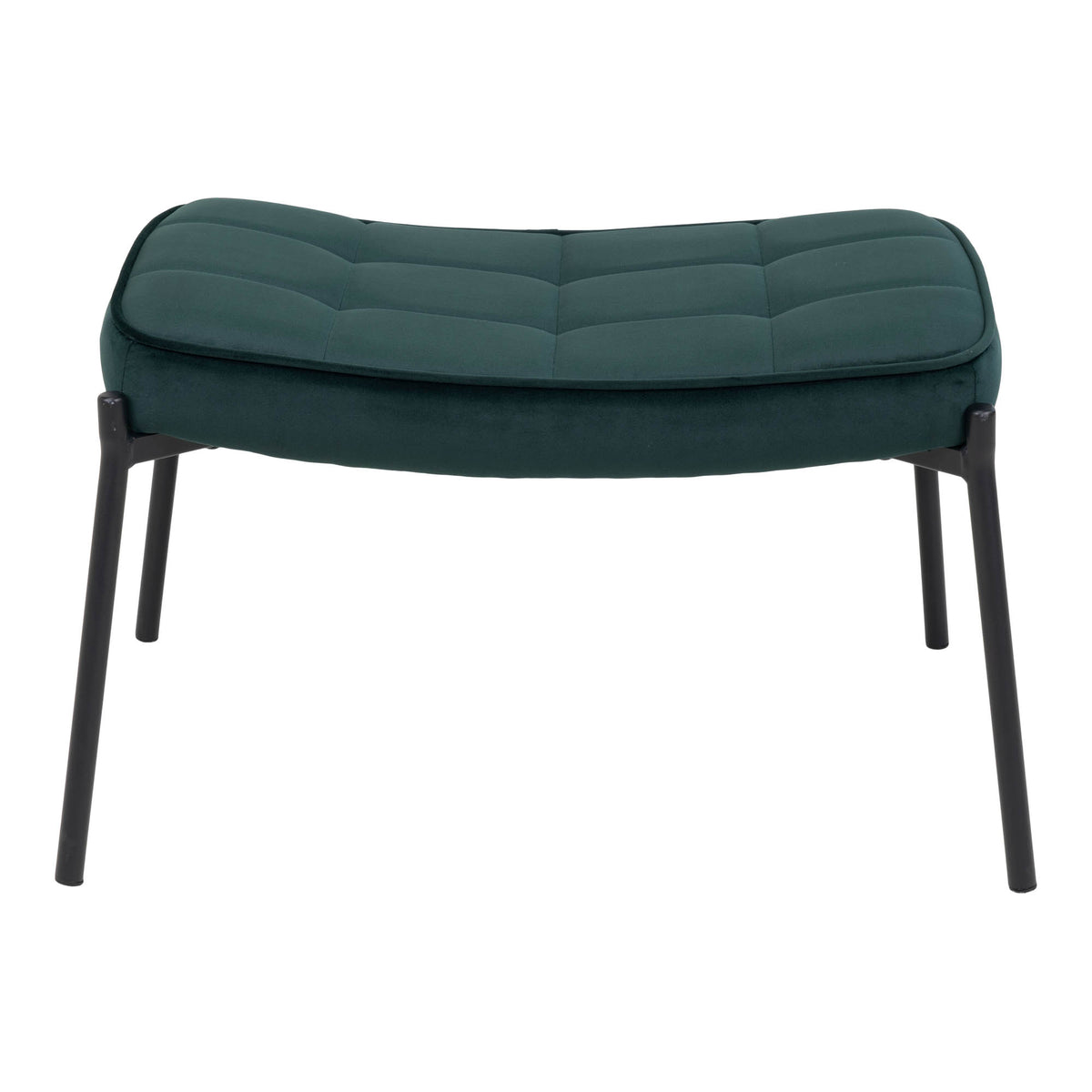 Glasgow puf i brun med kunstpels og polyester, 61 x 41 x 37 cm (B x D x H)