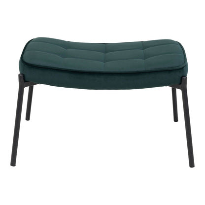 Glasgow puf i brun med kunstpels og polyester, 61 x 41 x 37 cm (B x D x H)