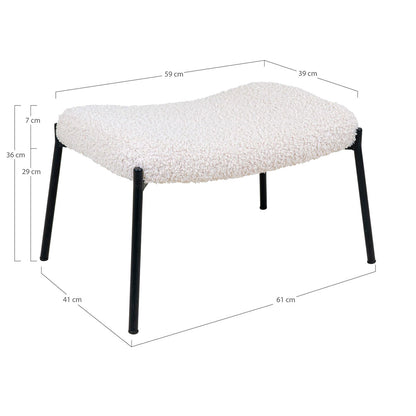 Monaco puf 61 x 36 cm