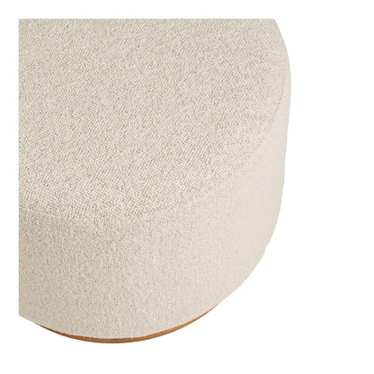 Singapore puf Ø50 cm i sandfarvet