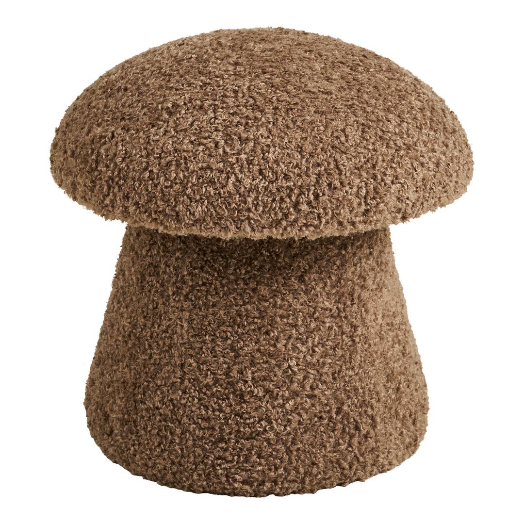 Rio de Janeiro puf Ø45 cm i brun