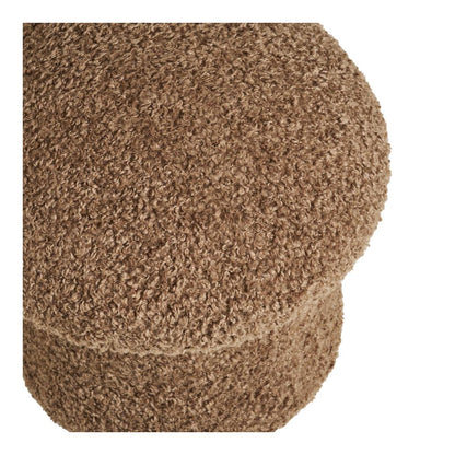 Rio de Janeiro puf Ø45 cm i brun