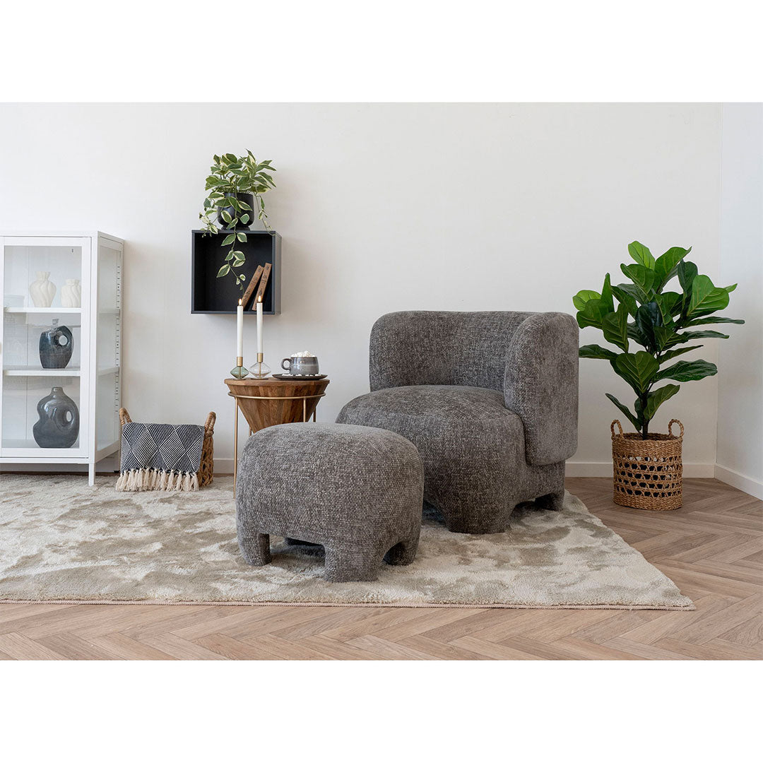 New Delhi puf 41 x 38 cm i beige