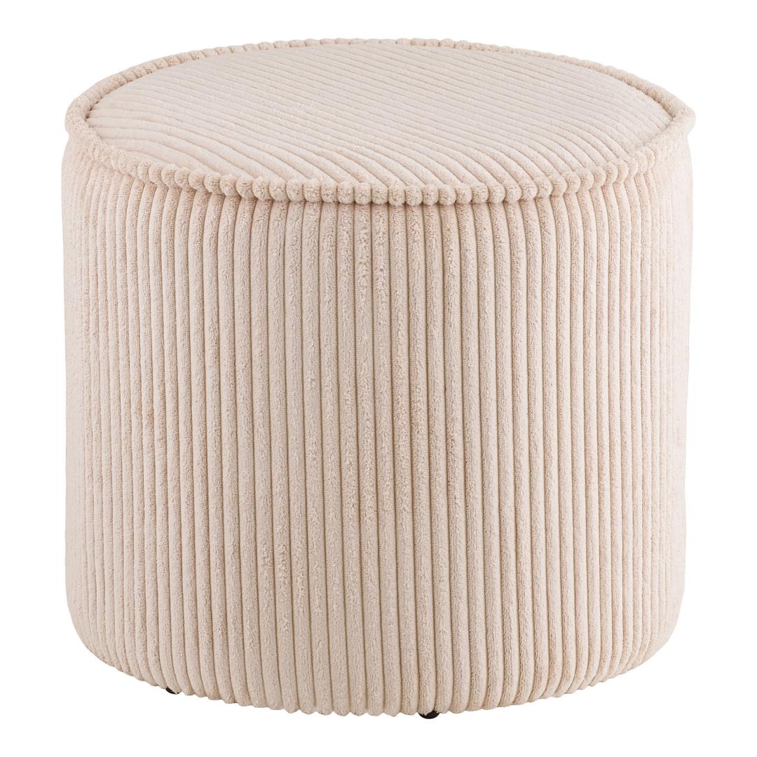 Nairobi puf 40 x 35 cm i beige