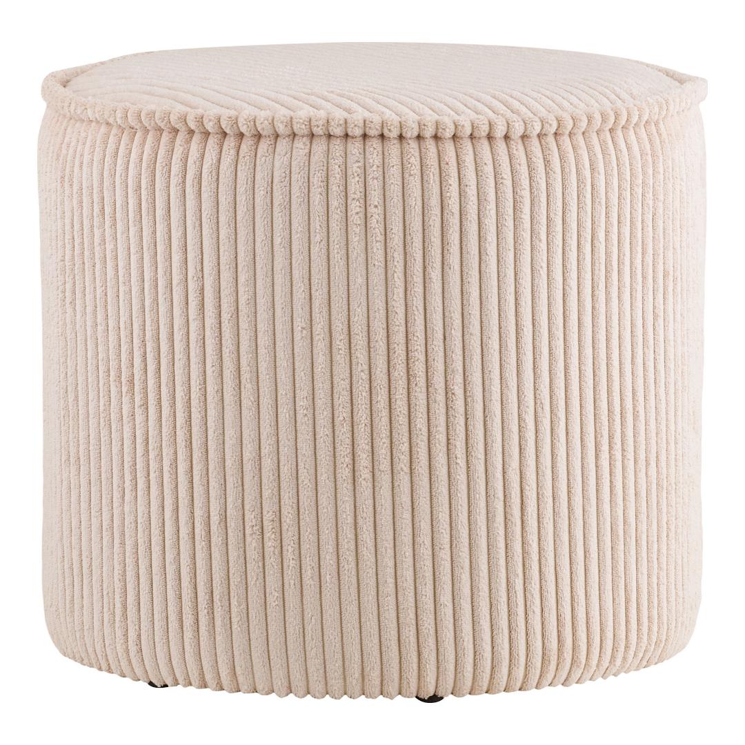 Nairobi puf 40 x 35 cm i beige