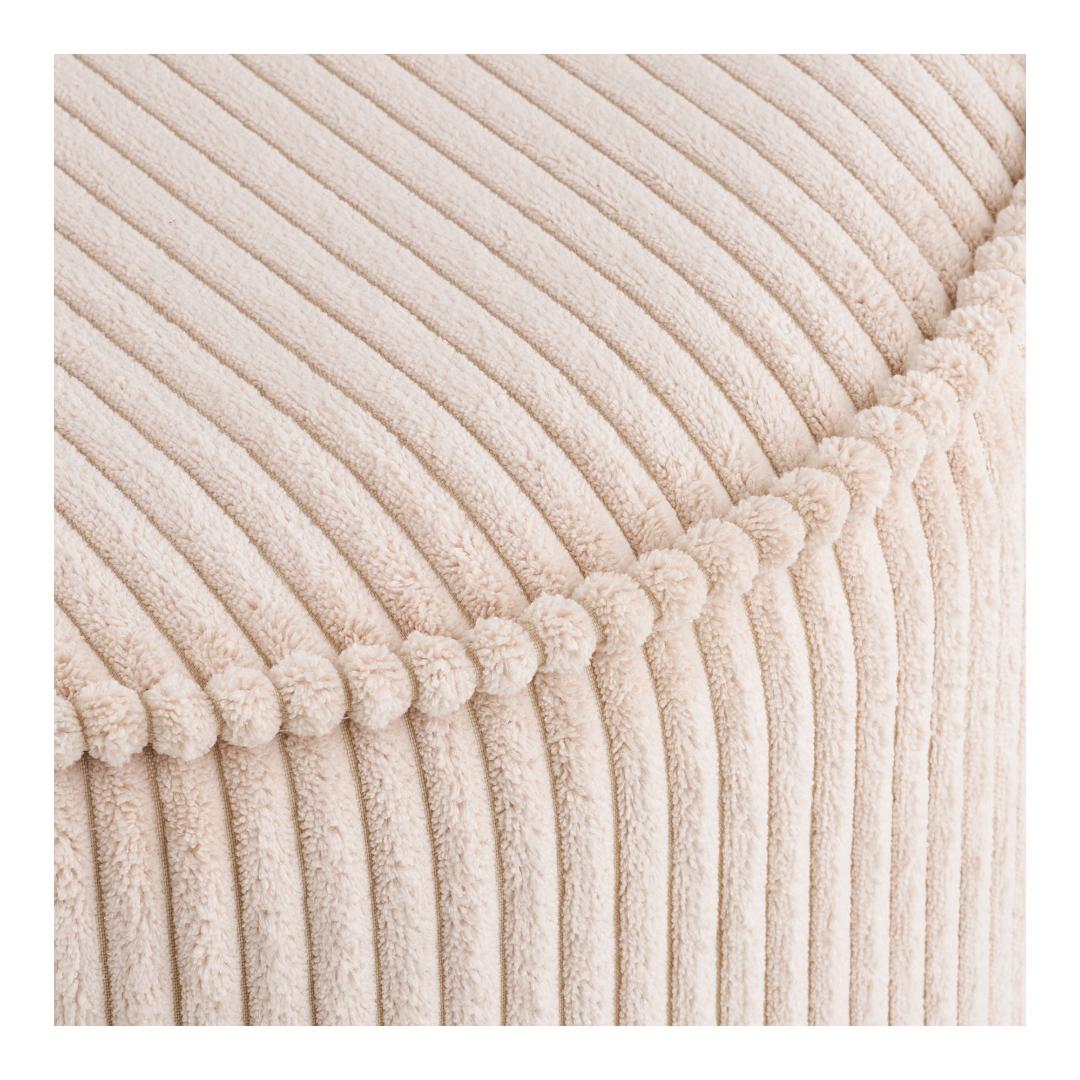 Nairobi puf 40 x 35 cm i beige