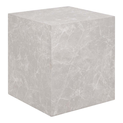 Faro sidebord 40 x 45 cm i marmordekor