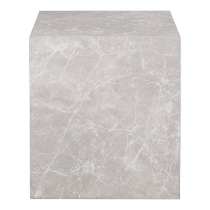 Faro sidebord 40 x 45 cm i marmordekor
