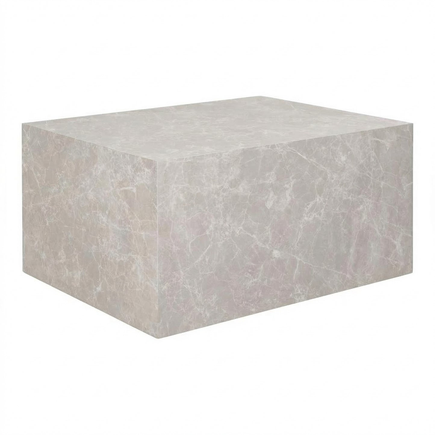 Faro sofabord 60 x 40 cm i marmordekor