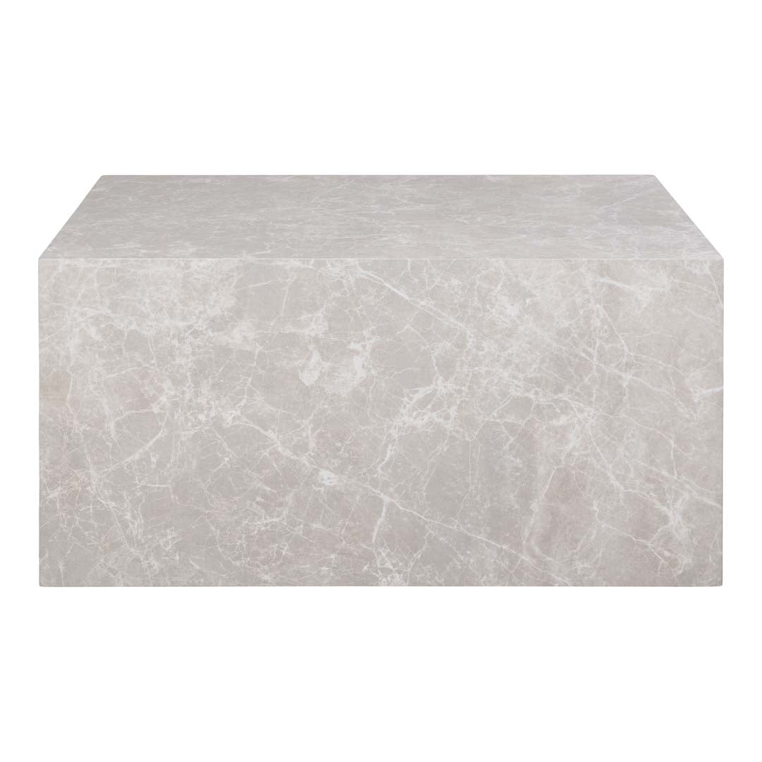 Faro sofabord 60 x 40 cm i marmordekor