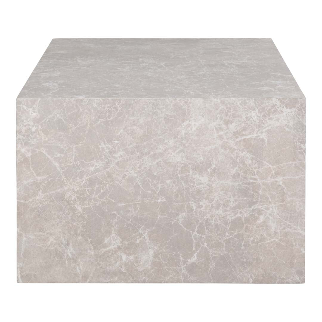Faro sofabord 60 x 40 cm i marmordekor