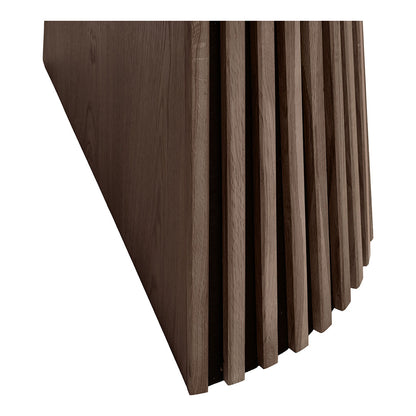 Oslo spisebord 120-200 cm med 2 tillægsplader i røget eg/eg finer