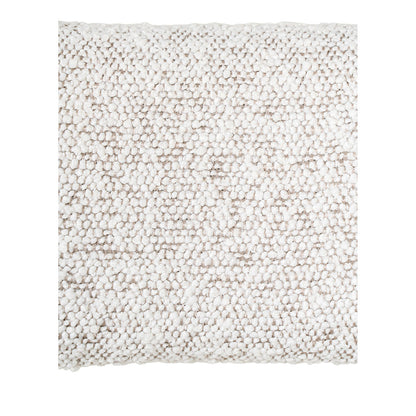 Rom spisebordssæt 100 x 210 cm og 6 stole i hvid/brun