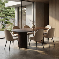 Brun/fløjl beige