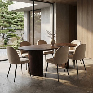 Brun/fløjl beige