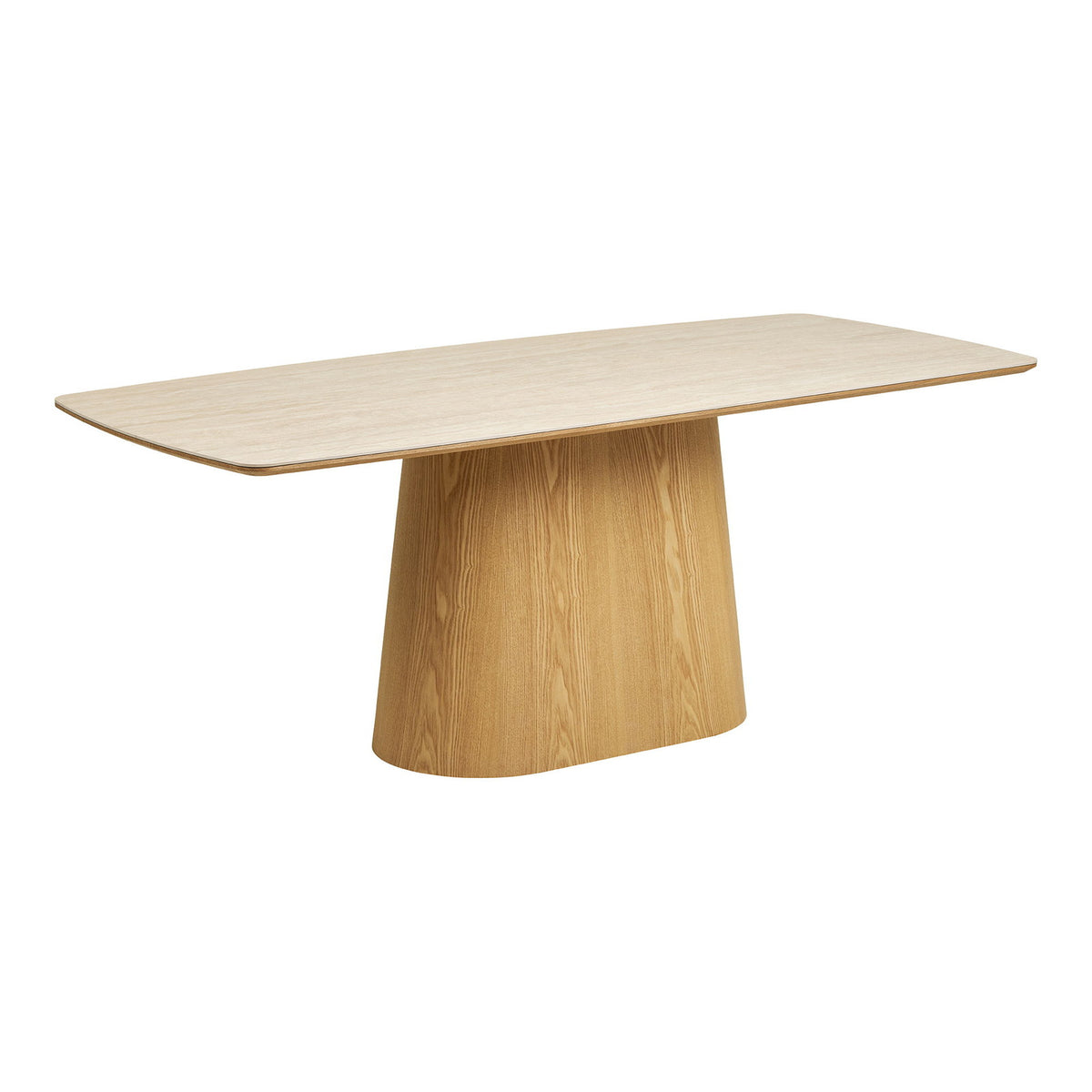 Dijon spisebord 90 x 200 x 76 cm, keramik og askefiner