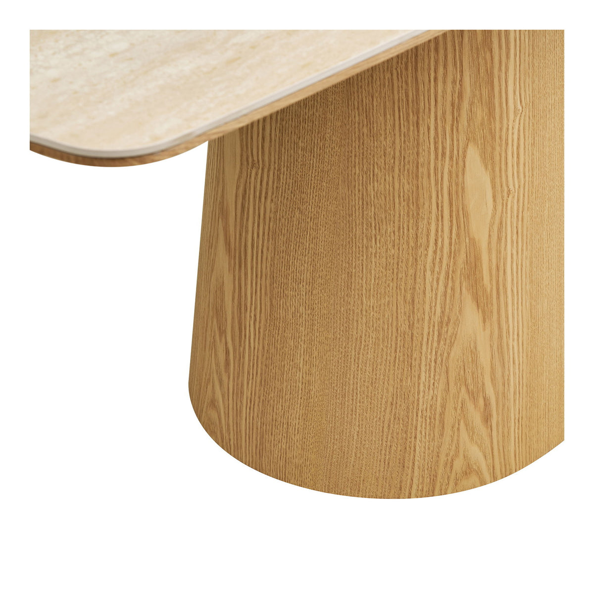Dijon spisebord 90 x 200 x 76 cm, keramik og askefiner