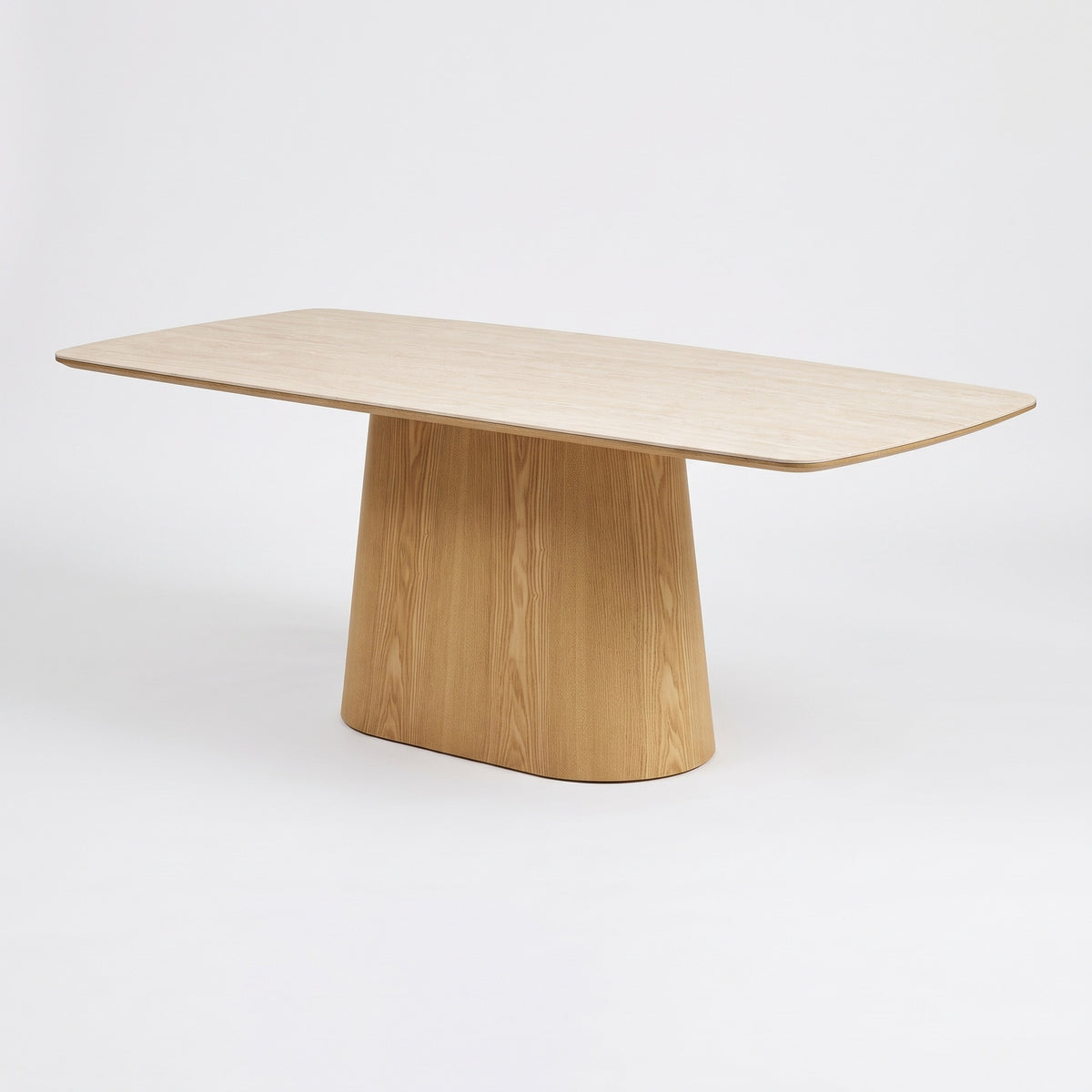 Dijon spisebord 90 x 200 x 76 cm, keramik og askefiner
