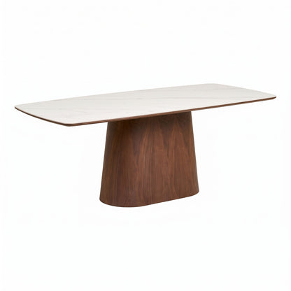 Dijon spisebord 90 x 200 x 76 cm, keramik og askefiner